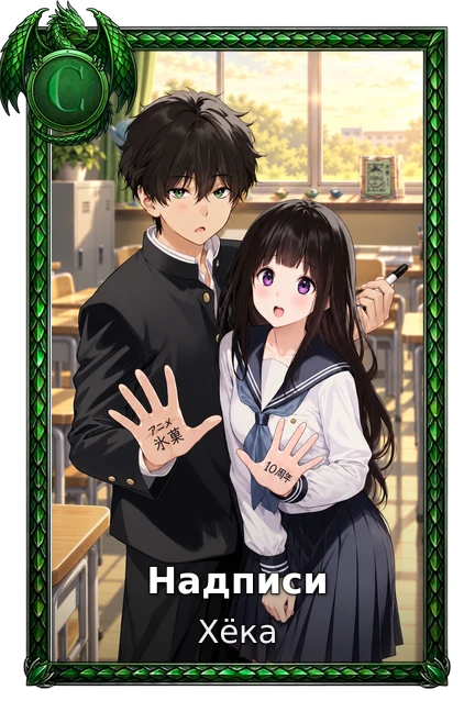 Надписи