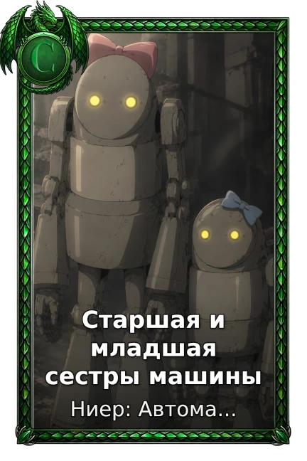 Старшая и младшая сестры машины